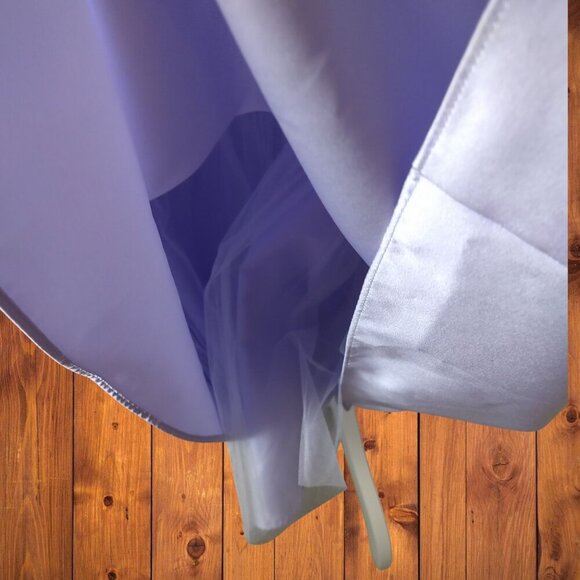 MICHAEL ANGELO SIZE 2 STRAPLESS LIGHT PURPLE PROM WEDDING FORMAL DRESS - Picture 3 of 7